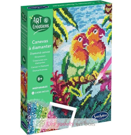 Diamond-Canvas-Set Unzertrennliche SS-20380 Sentosphère 4