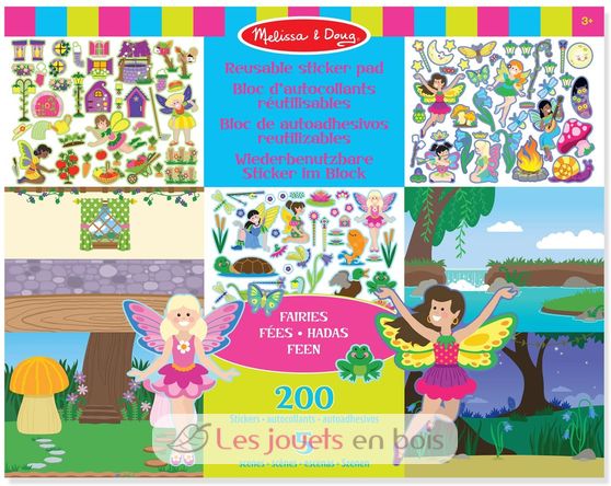 Wiederverwendbare Aufkleber - Fairy Theme MD-18603 Melissa & Doug 1