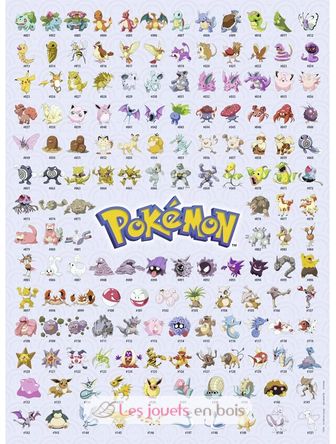 Puzzle Pokedex Pokemon 500 Teile RAV147816 Ravensburger 2