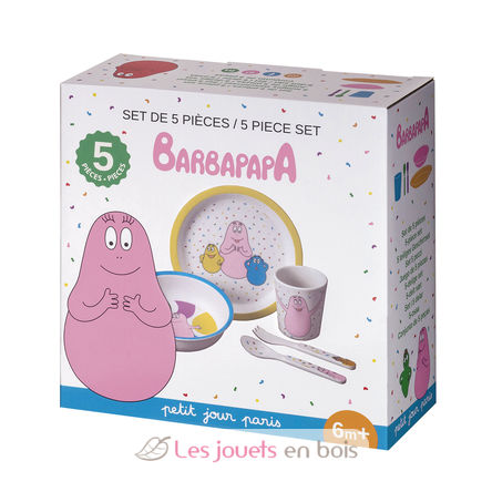 5 teiliges Geschirrset Barbapapa PJ-BA701R Petit Jour 2