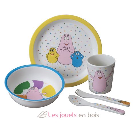 5 teiliges Geschirrset Barbapapa PJ-BA701R Petit Jour 1