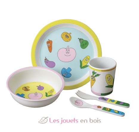 5 teiliges Geschirrset Barbapapa Veggie PJ-BA701VR Petit Jour 1