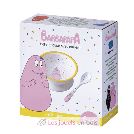 Barbapapa Saugnapf mit Löffel PJ-BA702R Petit Jour 2