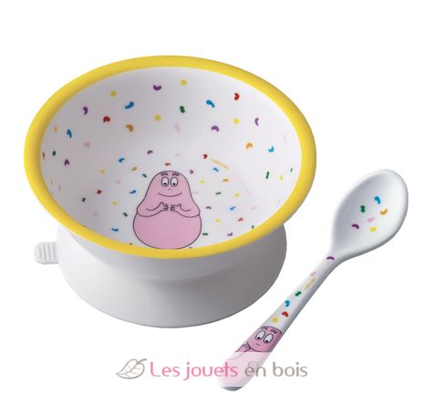 Barbapapa Saugnapf mit Löffel PJ-BA702R Petit Jour 1