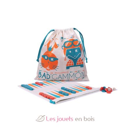 Bad'Gammon JL-BAD001 Les Jouets Libres 2