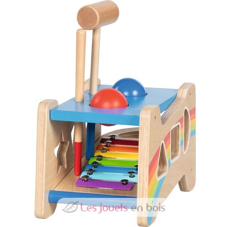 Hammerbank und Sortierbox mit Xylophon GK58304 Goki 6