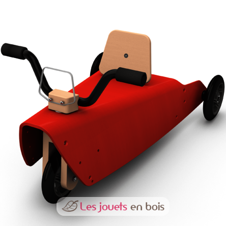 Kindermotorrad 4 in 1 Rot CDV-BPMO-40-RG Chou Du Volant 2