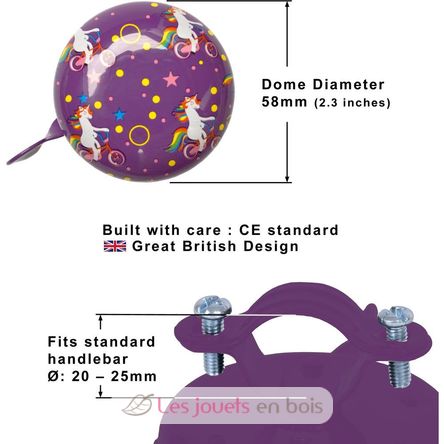 Fahrradglocke Einhorn BELLUN-S Kiddimoto 2