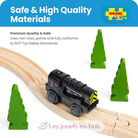 Batteriebetriebene Rangierlokomotive BJT311 Bigjigs Toys 7
