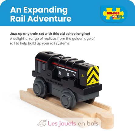 Batteriebetriebene Rangierlokomotive BJT311 Bigjigs Toys 8