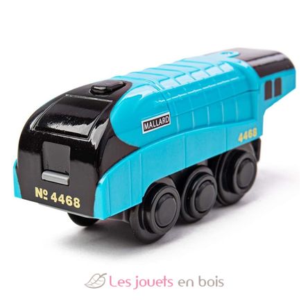 Batteriebetriebene Lokomotive Mallard BJT308 Bigjigs Toys 2