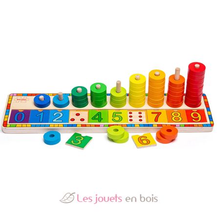 Holzspiel - Zählen lernen BJ531 Bigjigs Toys 6