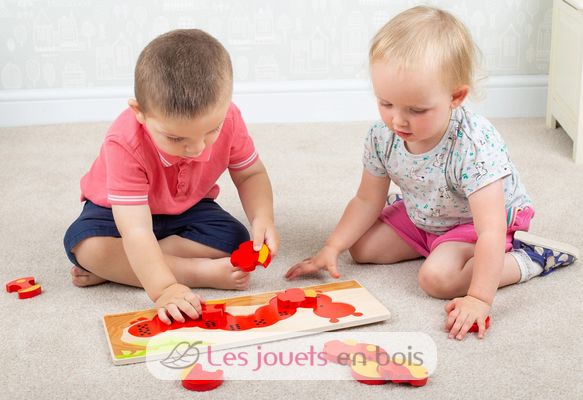 Raupen-Zahlenrätsel BJ745 Bigjigs Toys 3