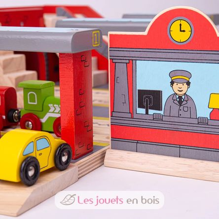 Hauptbahnhof Luxus BJT272 Bigjigs Toys 6