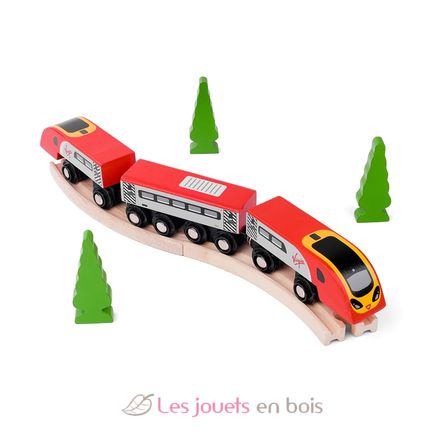 Zug Virgin Pendolino BJT461 Bigjigs Toys 8