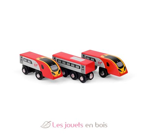 Zug Virgin Pendolino BJT461 Bigjigs Toys 3
