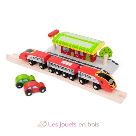 Zug Virgin Pendolino BJT461 Bigjigs Toys 5