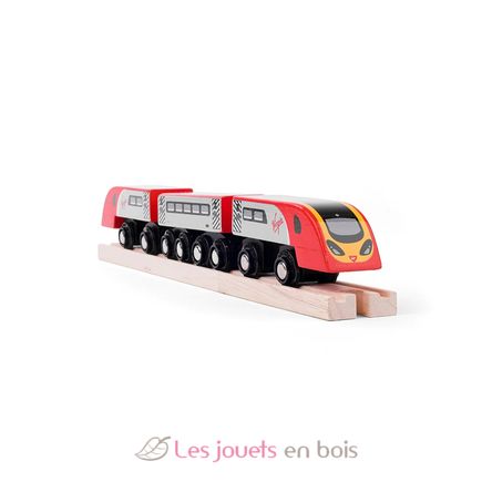 Zug Virgin Pendolino BJT461 Bigjigs Toys 2