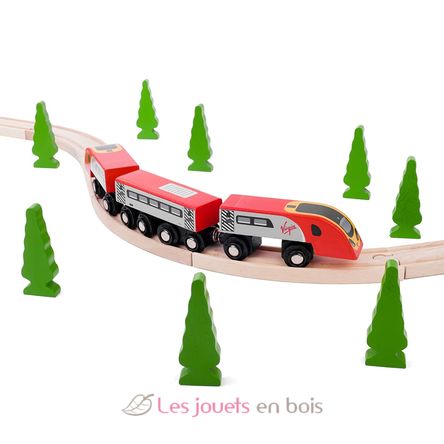 Zug Virgin Pendolino BJT461 Bigjigs Toys 4