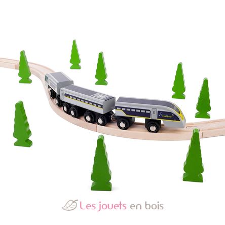 Zug Eurostar e320 BJT476 Bigjigs Toys 6