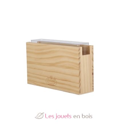 Wurzelbetrachter Pflanzkasten aus Holz ED-KG372 Esschert Design 1