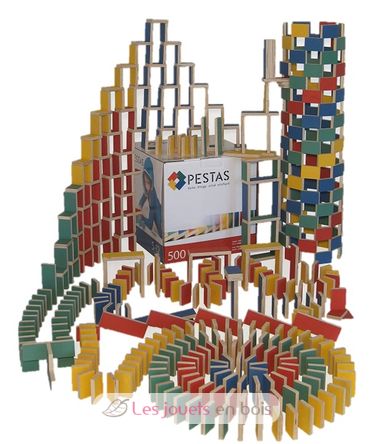 Schachtel mit 500 Dominosteinen Pestas PE-500Pcube Pestas 1