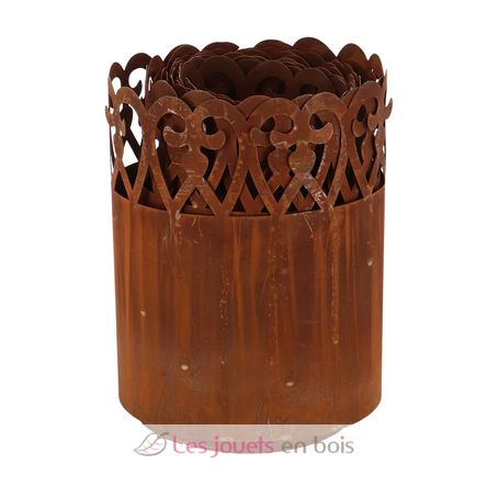 Rasenkante Rost Schnörkel aufgerol ED-PS29 Esschert Design 3