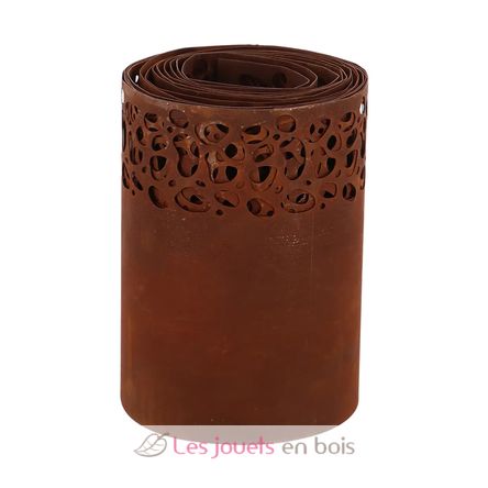 Rasenkante Rost Tupfen aufgerollt ED-PS30 Esschert Design 3
