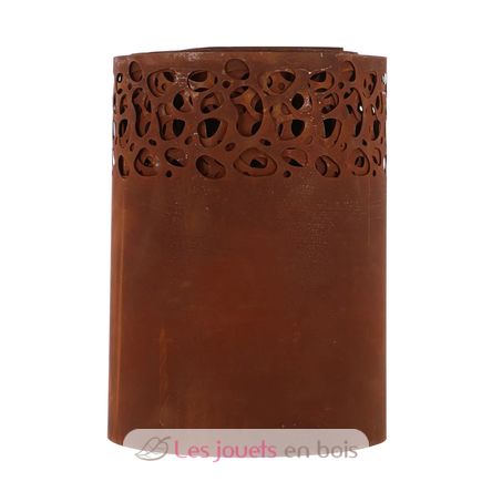 Rasenkante Rost Tupfen aufgerollt ED-PS30 Esschert Design 4