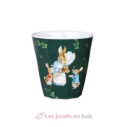 Becher Peter Hase Weihnachten grün PJ-BP714N Petit Jour 2