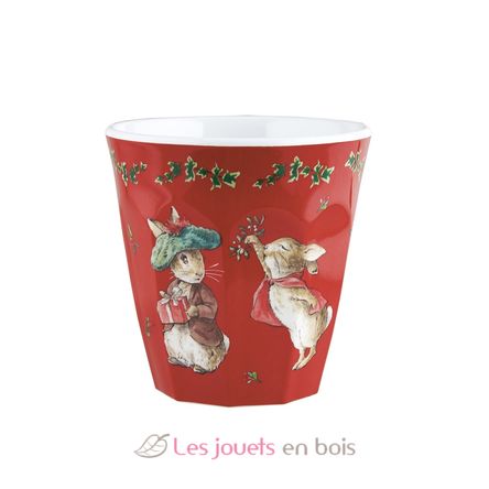 Becher Peter Hase Weihnachten rot PJ-BP715N Petit Jour 2