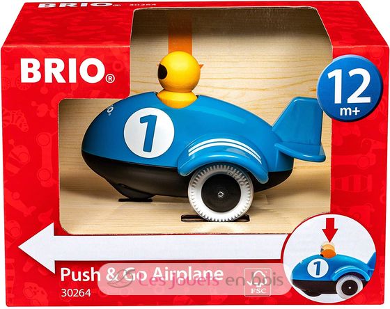 Push & Go Flugzeug BR-30264 Brio 1