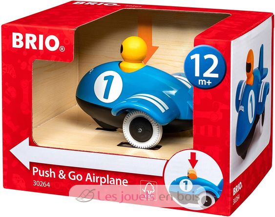 Push & Go Flugzeug BR-30264 Brio 6