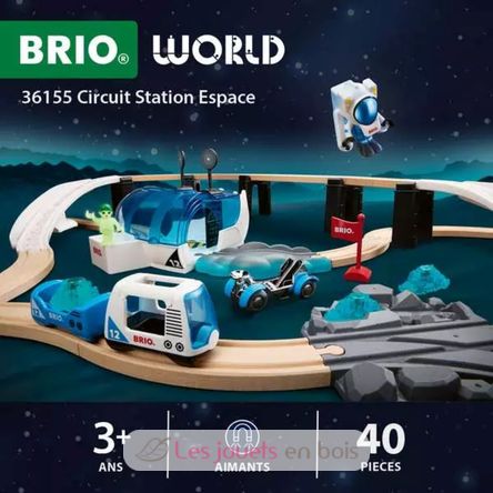 Weltraumstation-Eisenbahn-Set BR36155 Brio 7