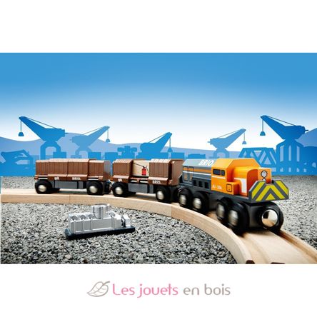 Container-Güterzug BR-33657 Brio 3