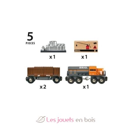 Container-Güterzug BR-33657 Brio 4