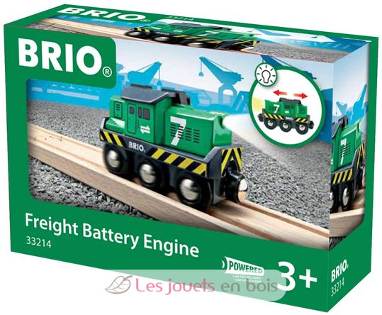 Güterzuglokomotive grün BR33214-3190 Brio 1