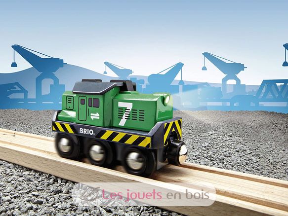 Güterzuglokomotive grün BR33214-3190 Brio 3