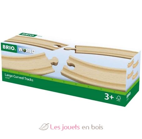 Lange gebogenr Gleise BR33342-2243 Brio 2