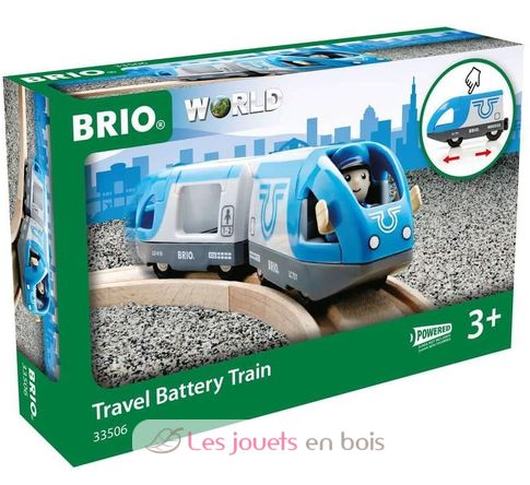 Blauer Reisezug (Batterielok) BR-33506 Brio 1