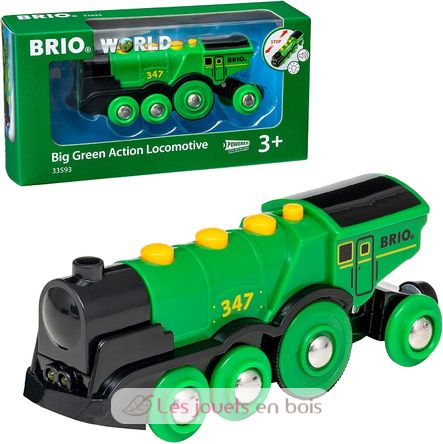 Multifunktions grün Lokomotive BR-33593 Brio 1