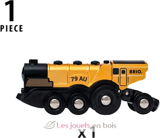 Multifunktions golden Lokomotive BR-33630 Brio 7