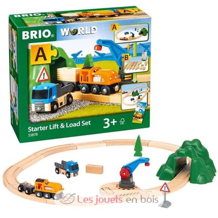 Starterset Güterzug mit Kran BR33878 Brio 8