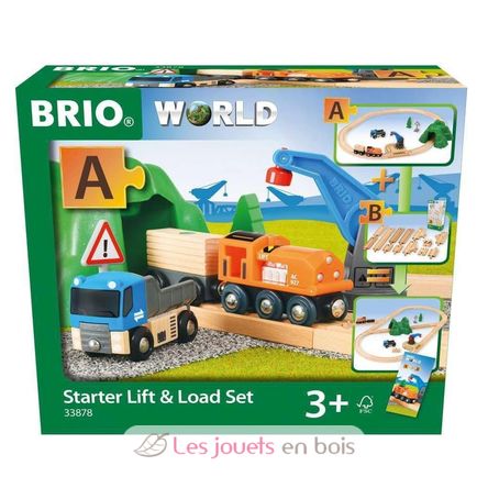 Starterset Güterzug mit Kran BR33878 Brio 1