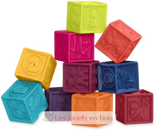 10 farbige Würfel BX1002 B.Toys 2