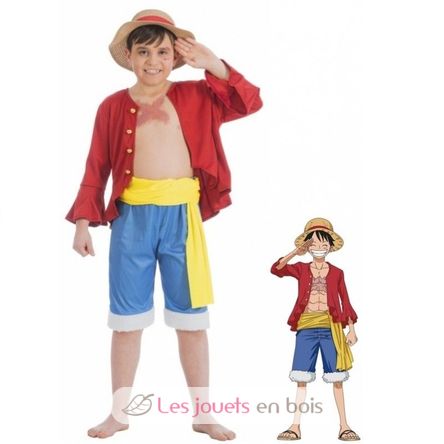 One Piece Luffy Kostüm für Kinder 152cm CHAKS-C4612152 Chaks 3