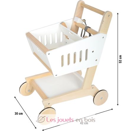 Einkaufswagen aus Holz Fresh LE12836 Small Foot company 2