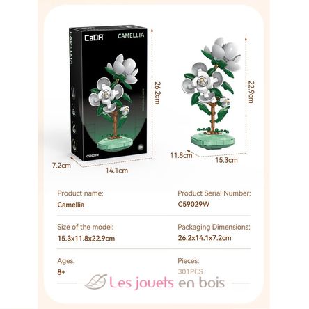 Blumentopf Kamelien 301 Teile C59029W CaDA 4