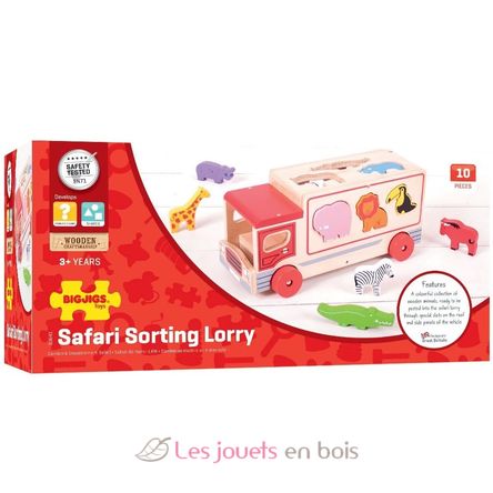 Safari-Sortierer-LKW BJ641 Bigjigs Toys 3