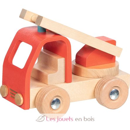 Feuerwehr Leiterwagen rot GK55839 Goki 1